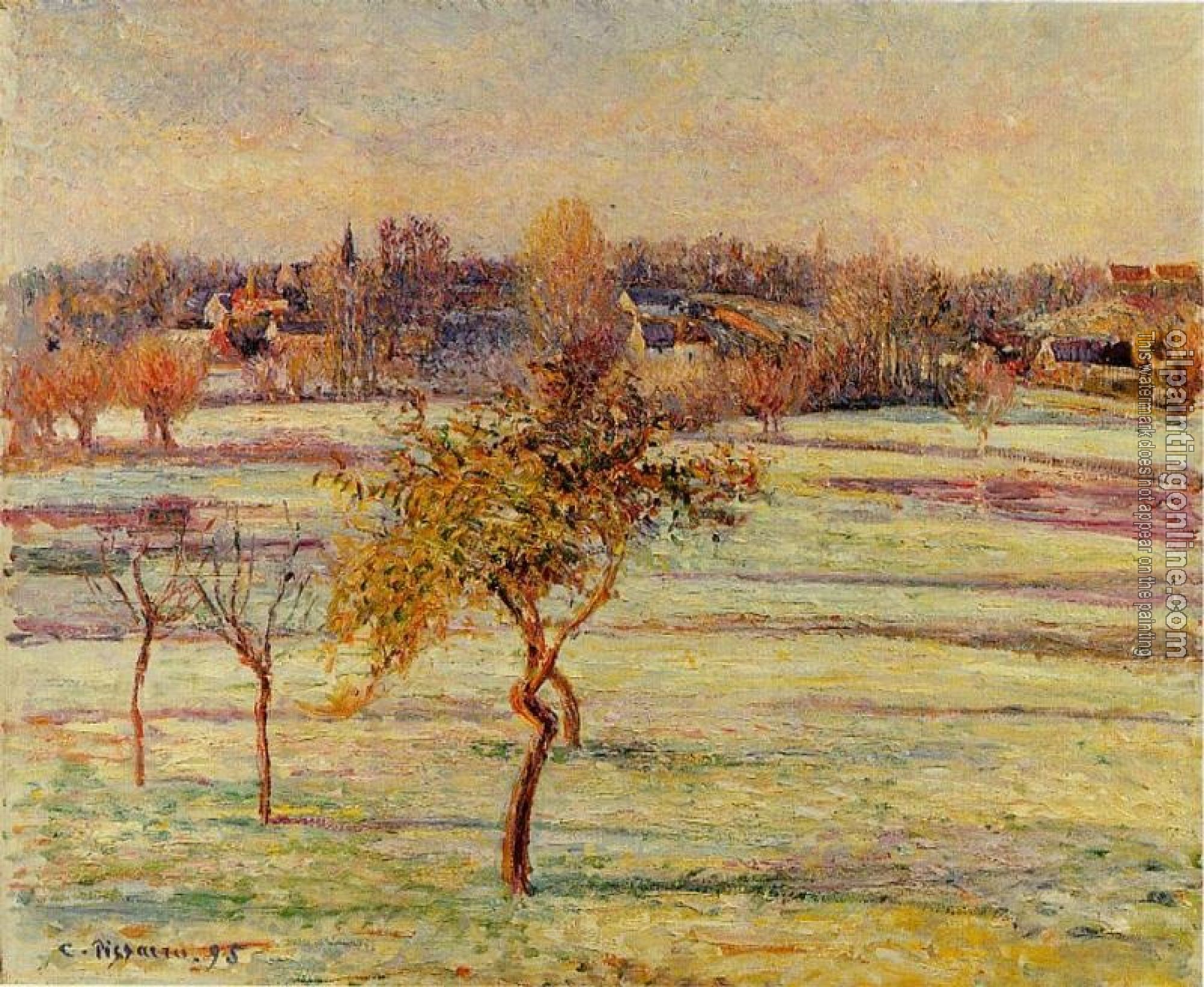 Pissarro, Camille - White Frost at Eragny